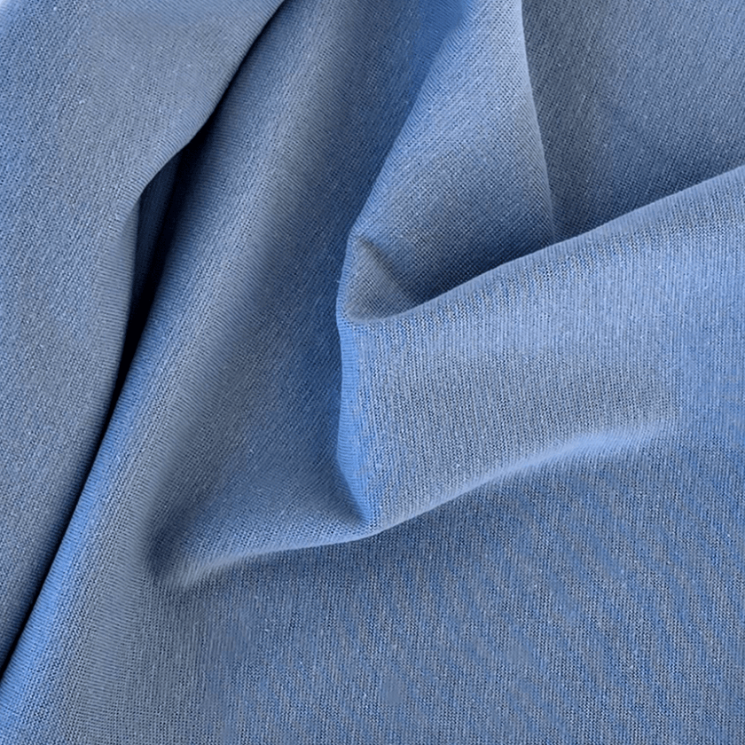 Ribbing Tubular | Cotton - Tidal Blue - Fabric + Flow Textile Co.