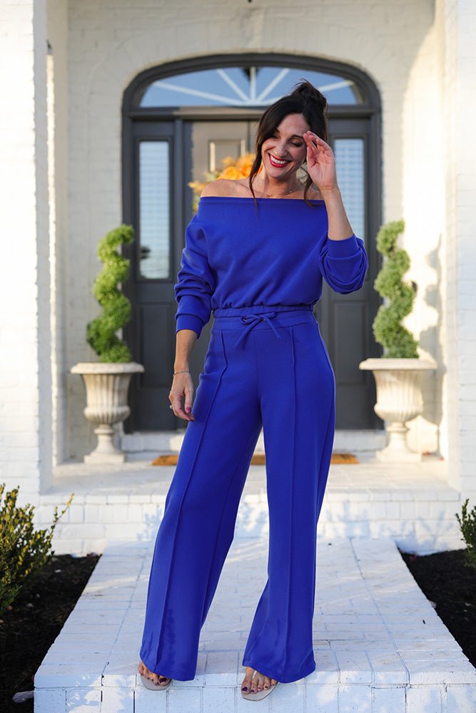 Scuba | Cotton - Electric Cobalt - Fabric + Flow Textile Co.