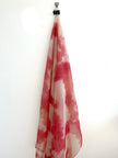 Sheer | Mesh Print - Coral Splash - Fabric + Flow Textile Co.
