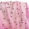 Sheer | Sleek Dots - Peony Pink - Fabric + Flow Textile Co.