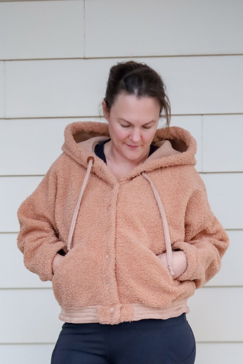 Sherpa Suede | Camel - Fabric + Flow Textile Co.