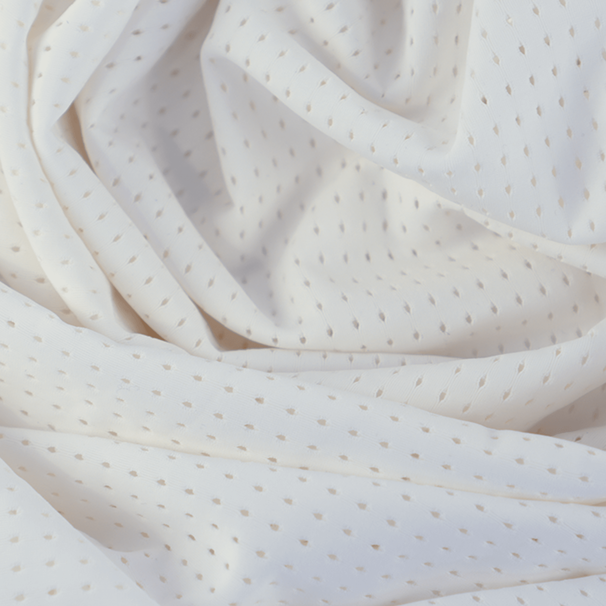 Studio AirMesh | Chalk White - Fabric + Flow Textile Co.