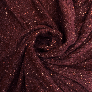 Sweater Knit | Hacci - Speckled Bordeaux - Fabric + Flow Textile Co.
