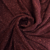 Sweater Knit | Hacci - Speckled Bordeaux - Fabric + Flow Textile Co.