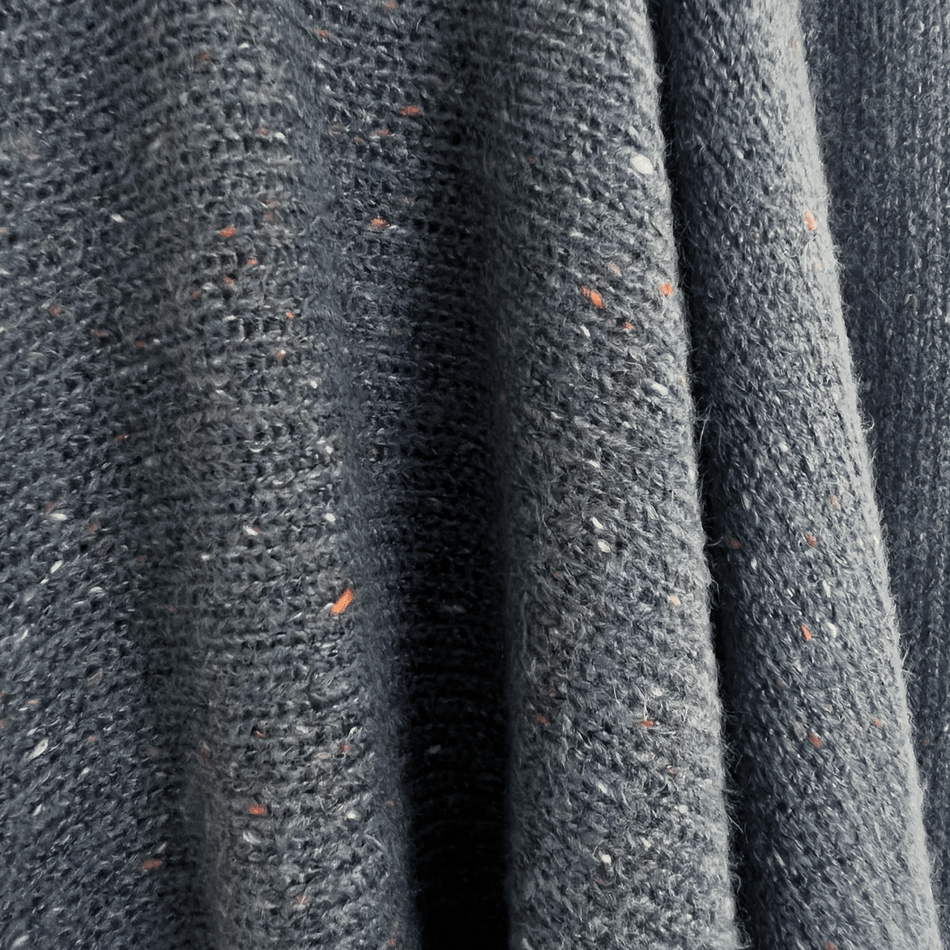 Sweater Knit | Hacci - Speckled Ocean - Fabric + Flow Textile Co.