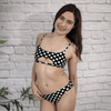 Swim Basic Dots | Black Polka Dots - Fabric + Flow Textile Co.