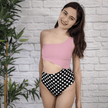 Swim Basic Dots | Black Polka Dots - Fabric + Flow Textile Co.