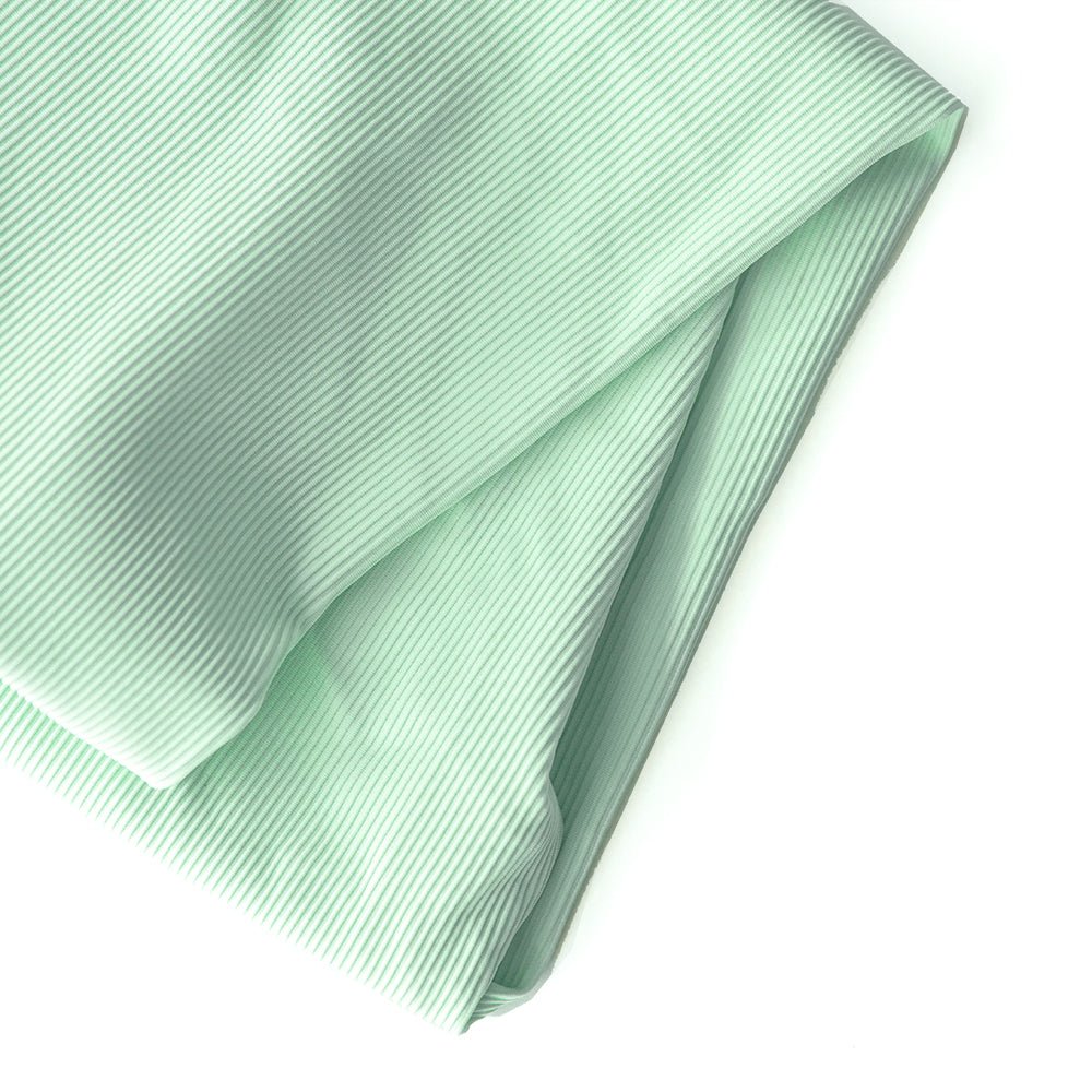 Swim Basic Rib | Pistachio - Fabric + Flow Textile Co.