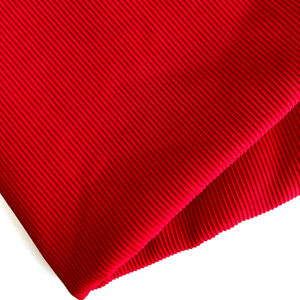 Swim Basic Rib | Red - Fabric + Flow Textile Co.