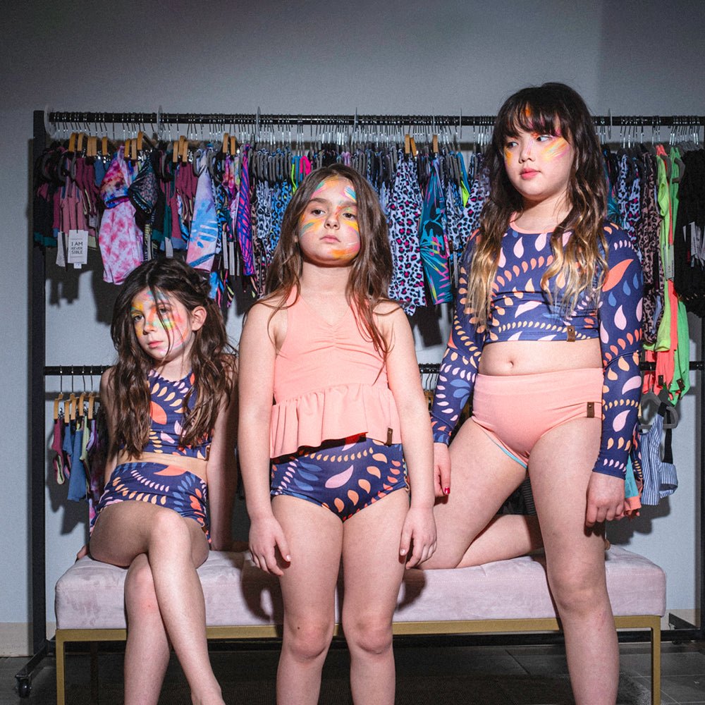 Swim Basic Solid | Apricot - Fabric + Flow Textile Co.