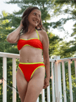 Swim Basic Solid | Persimmon - Fabric + Flow Textile Co.