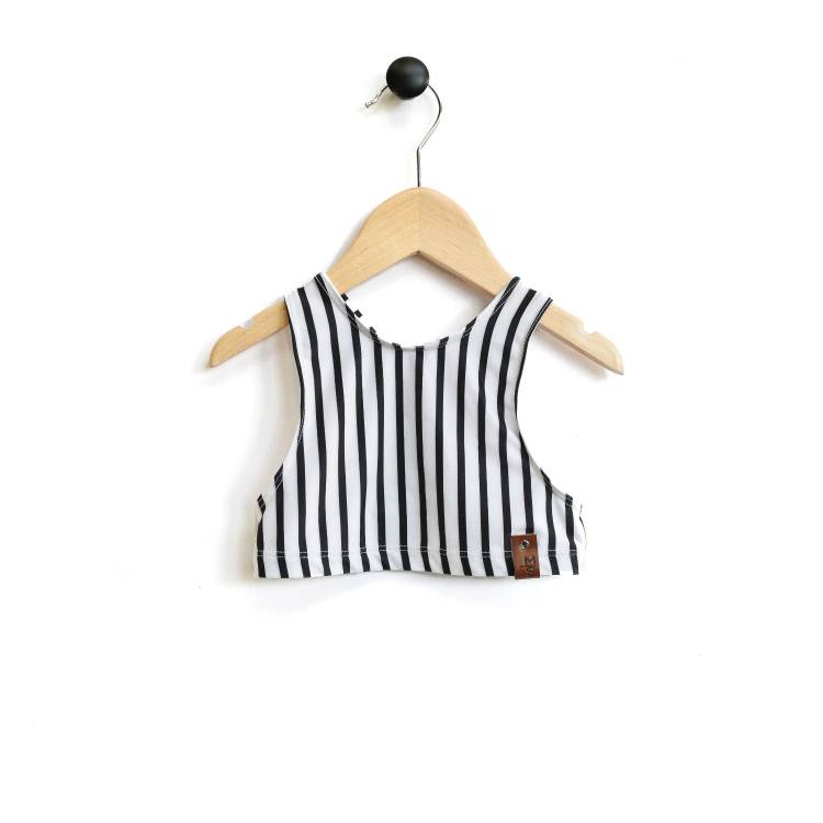 Swim Basic Stripes | 5mm Black Stripe - Fabric + Flow Textile Co.
