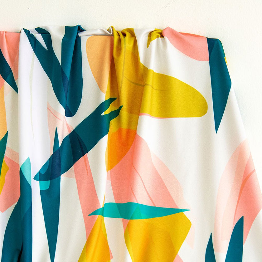 Swim Kit | Boardshorts - Great Barrier Leaf - Fabric + Flow Textile Co.
