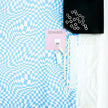 Swim Kit | Boardshorts - Groovy Blue - Fabric + Flow Textile Co.