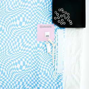 Swim Kit | Boardshorts - Groovy Blue - Fabric + Flow Textile Co.