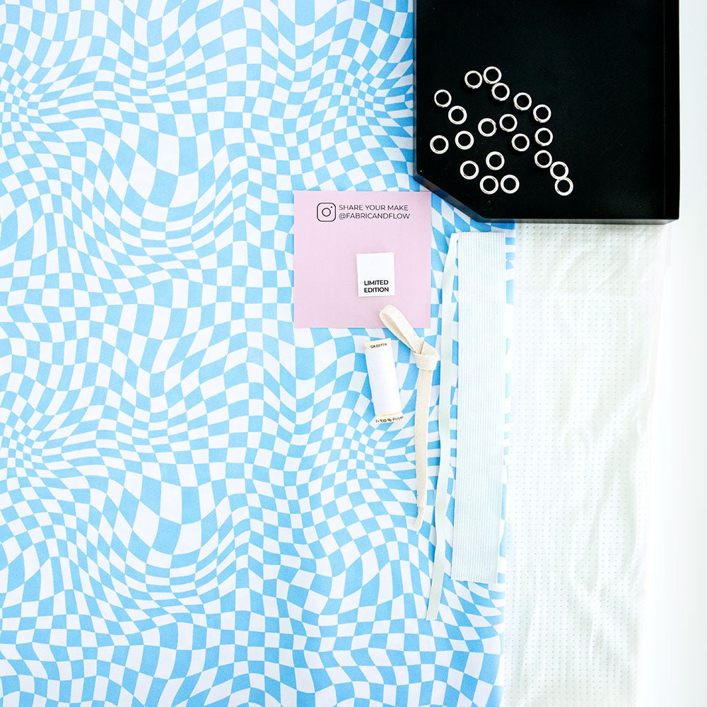 Swim Kit | Boardshorts - Groovy Blue - Fabric + Flow Textile Co.