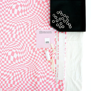 Swim Kit | Boardshorts - Groovy Pink - Fabric + Flow Textile Co.