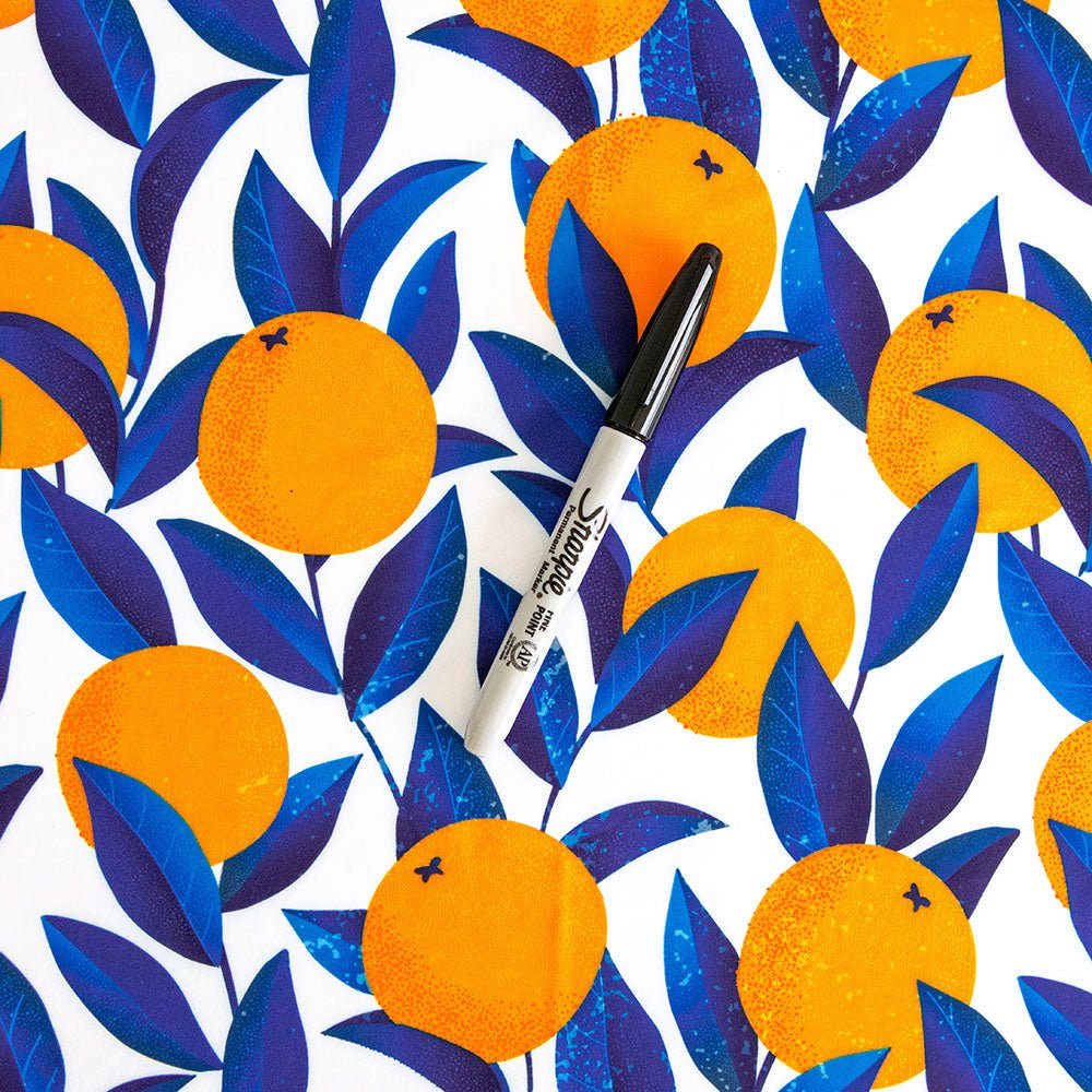 Swim Kit | Boardshorts - Orange U Jealous - Fabric + Flow Textile Co.
