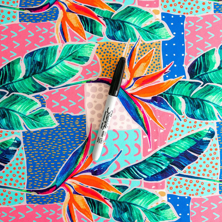 Swim Kit | Boardshorts - Paradise City - Fabric + Flow Textile Co.