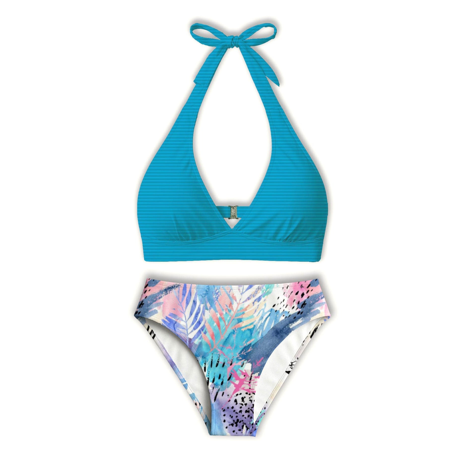 Swim Kit | Breezy Isle + Turquoise Rib - Fabric + Flow Textile Co.