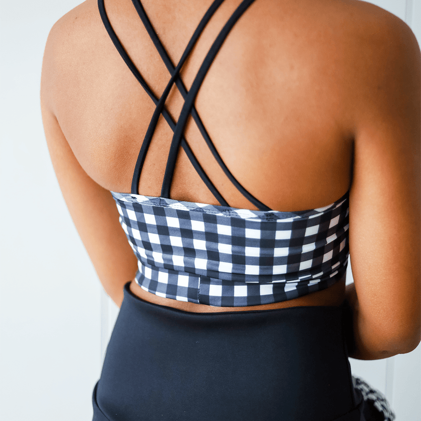 Swim Kit | Check It Out + Black - Fabric + Flow Textile Co.