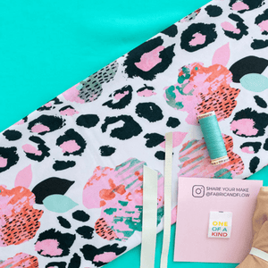 Swim Kit | Cheetah Girls + Teal - Fabric + Flow Textile Co.