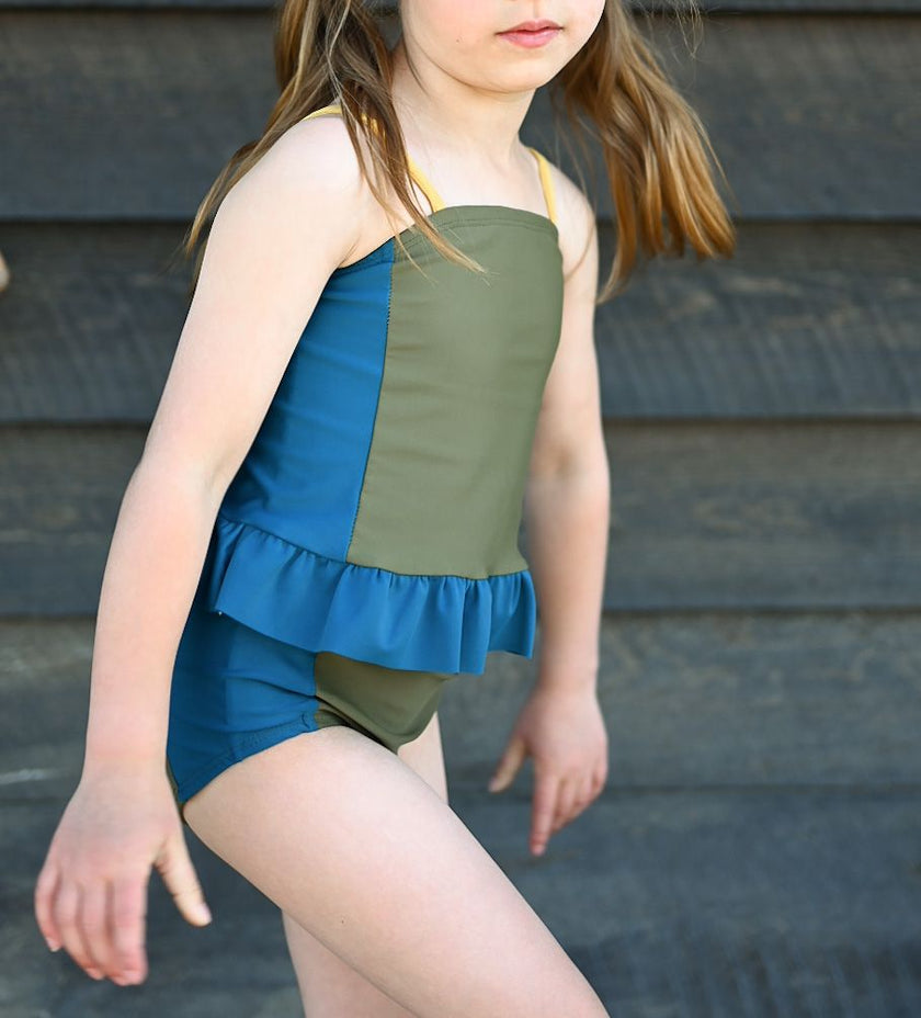 Swim Kit | Colour Block - Kendall - Fabric + Flow Textile Co.