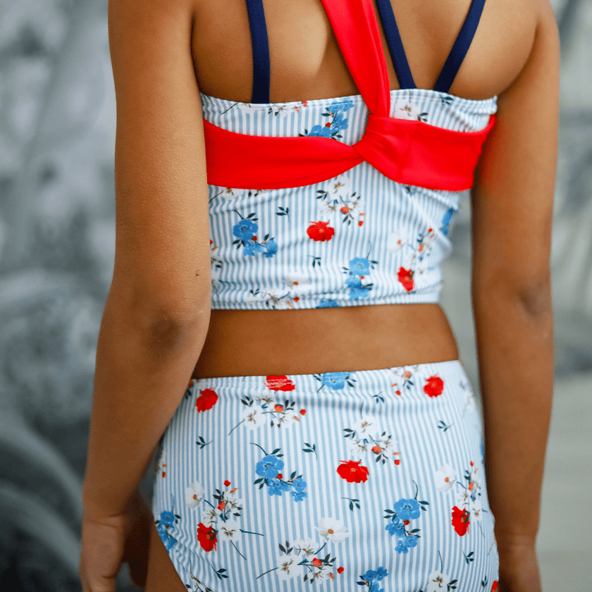 Swim Kit | Daisy Dukes + Navy - Fabric + Flow Textile Co.