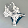 Swim Kit | Floral Silhouettes + Dark Teal - Fabric + Flow Textile Co.