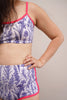Swim Kit | French Botanical + Electric Coral - Fabric + Flow Textile Co.