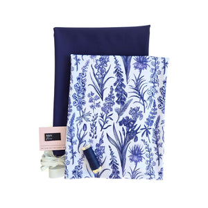 Swim Kit | French Botanical + Navy - Fabric + Flow Textile Co.