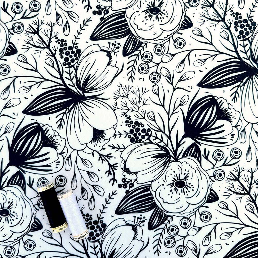 Swim Kit | Garden Whimsy + Black - Fabric + Flow Textile Co.