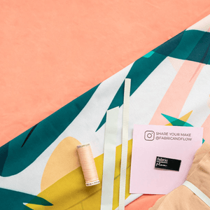 Swim Kit | Great Barrier Leaf + Electric Peach - Fabric + Flow Textile Co.