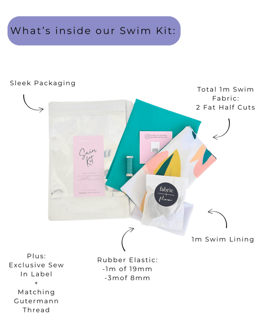 Swim Kit | Great Barrier Leaf + Jade - Limited Edition - Fabric + Flow Textile Co.