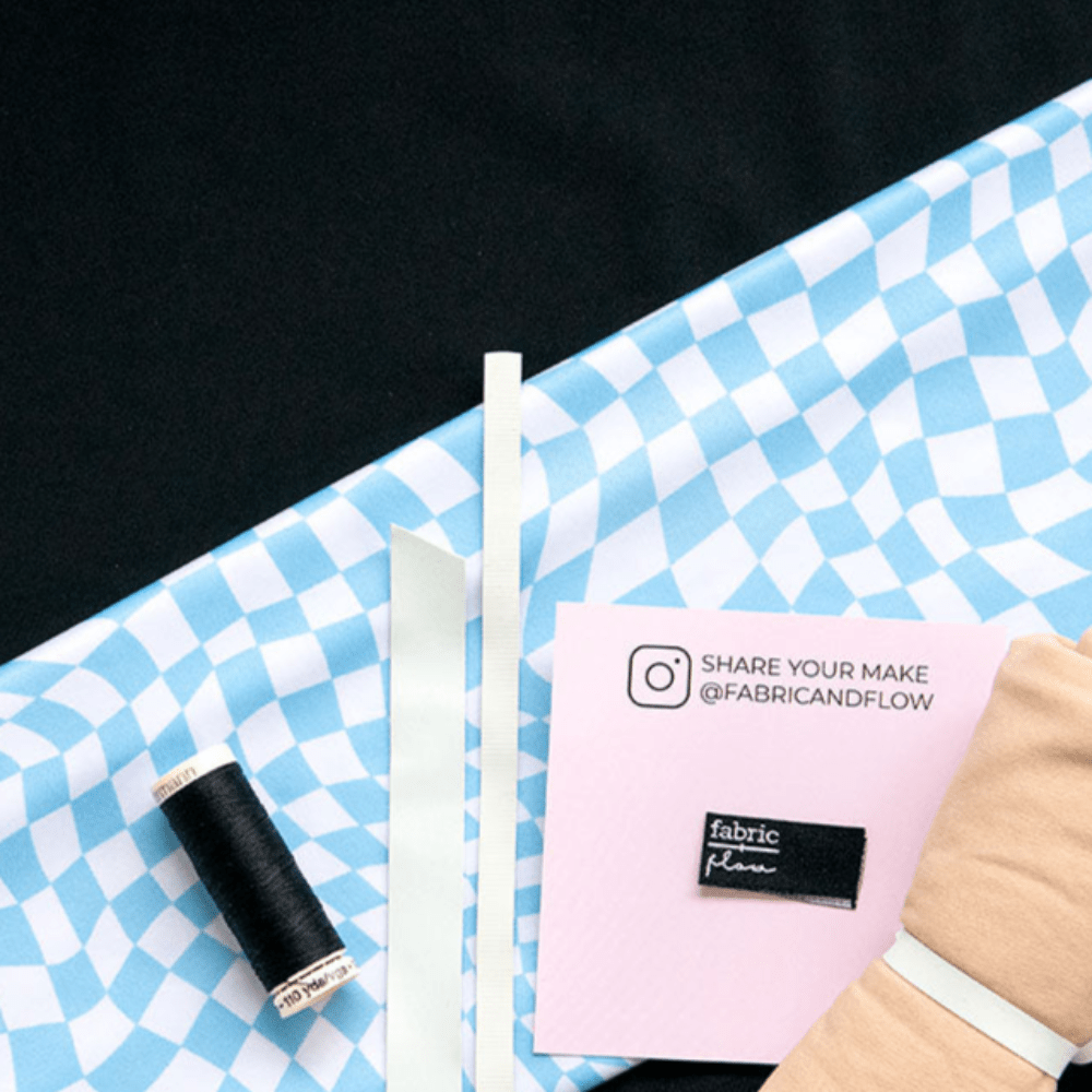 Swim Kit | Groovy Blue + Black - Fabric + Flow Textile Co.
