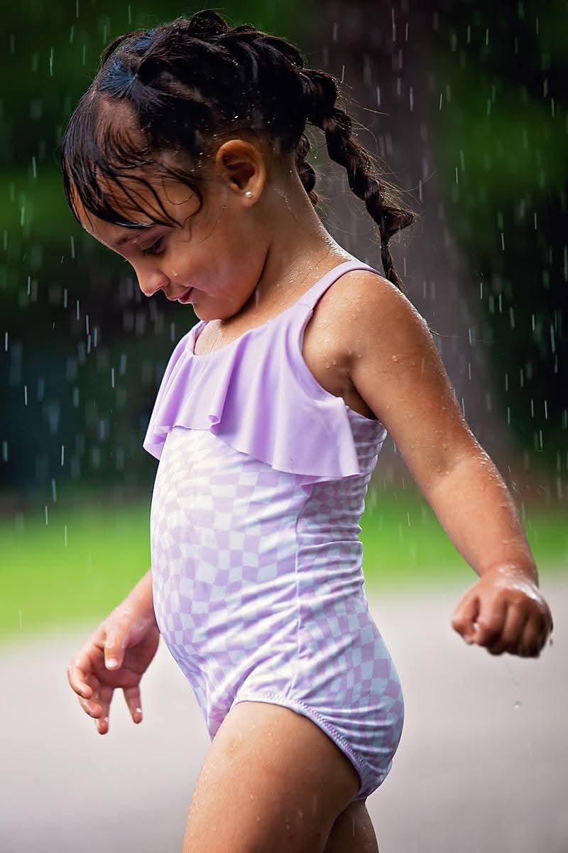 Swim Kit | Groovy Lavender + Neon Yellow - Fabric + Flow Textile Co.