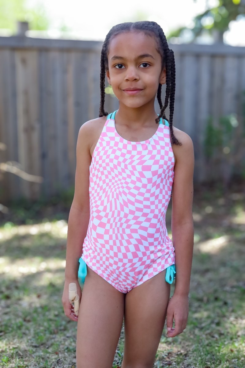 Swim Kit | Groovy Pink + Teal - Fabric + Flow Textile Co.