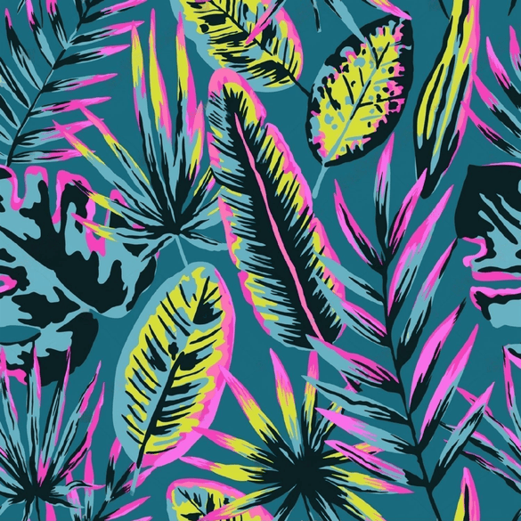 Swim Kit | Island Shock + Neon Yellow - Fabric + Flow Textile Co.