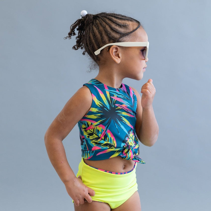 Swim Kit | Island Shock + Neon Yellow - Fabric + Flow Textile Co.