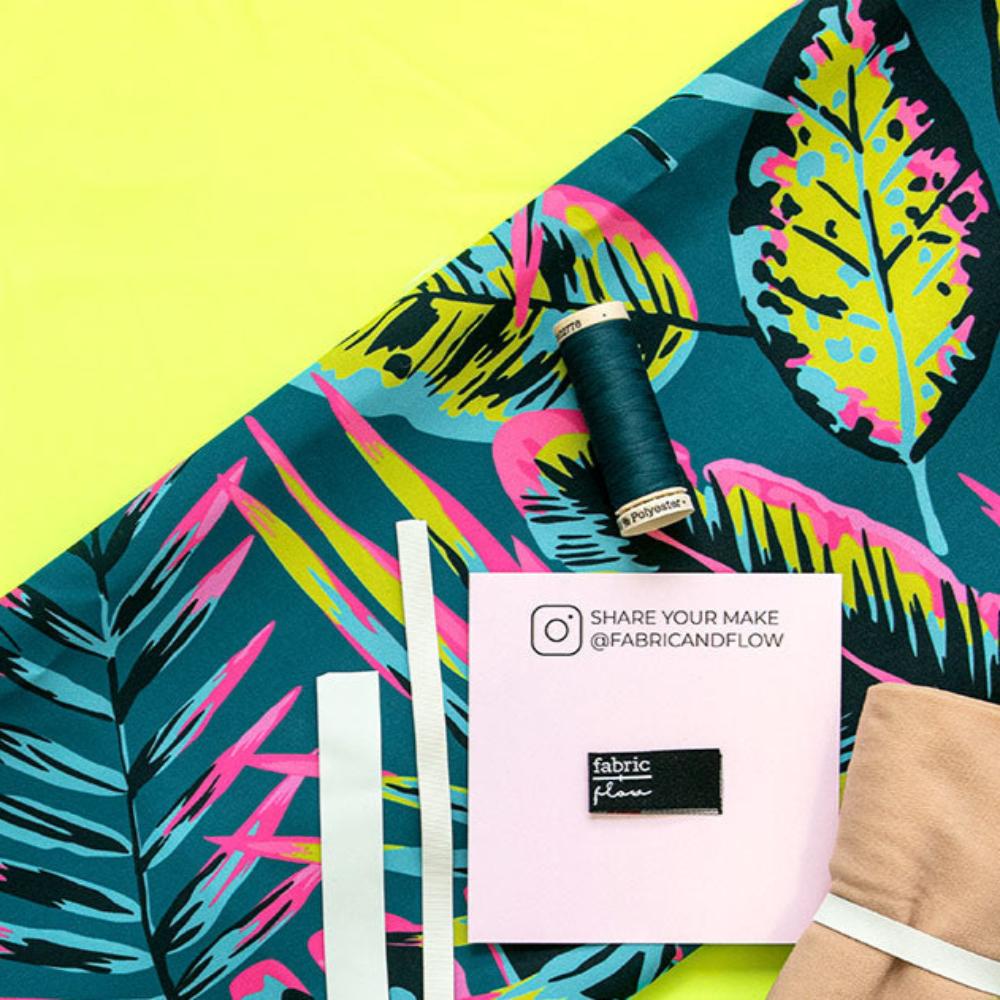 Swim Kit | Island Shock + Neon Yellow - Fabric + Flow Textile Co.