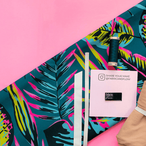 Swim Kit | Island Shock + Rose Pink - Fabric + Flow Textile Co.