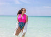 Swim Kit | Island Shock + Rose Pink - Fabric + Flow Textile Co.