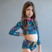 Swim Kit | Island Shock + Rose Pink - Fabric + Flow Textile Co.
