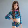 Swim Kit | Island Shock + Rose Pink - Fabric + Flow Textile Co.