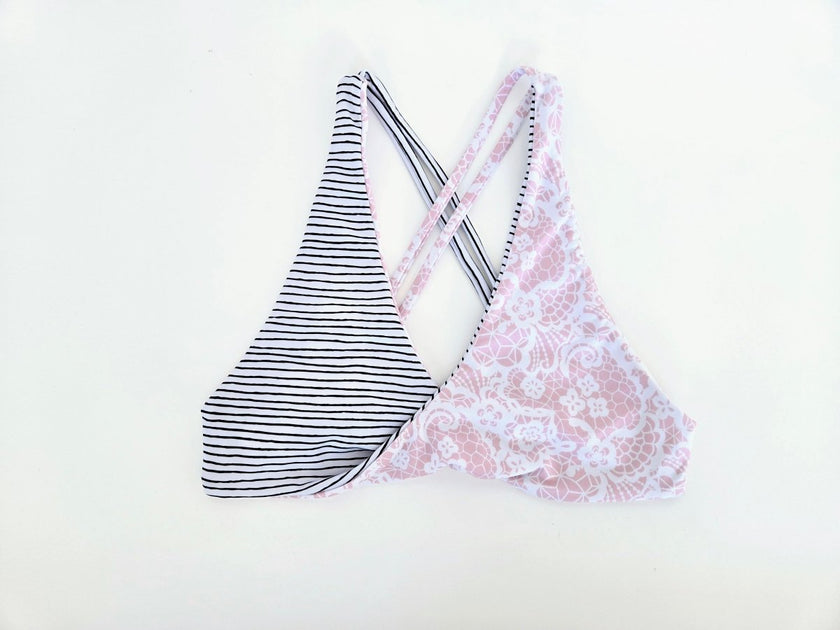 Swim Kit | Lacey Daze + Microstripe - Limited Edition - Fabric + Flow Textile Co.