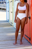 Swim Kit | Lacey Daze + Microstripe - Limited Edition - Fabric + Flow Textile Co.