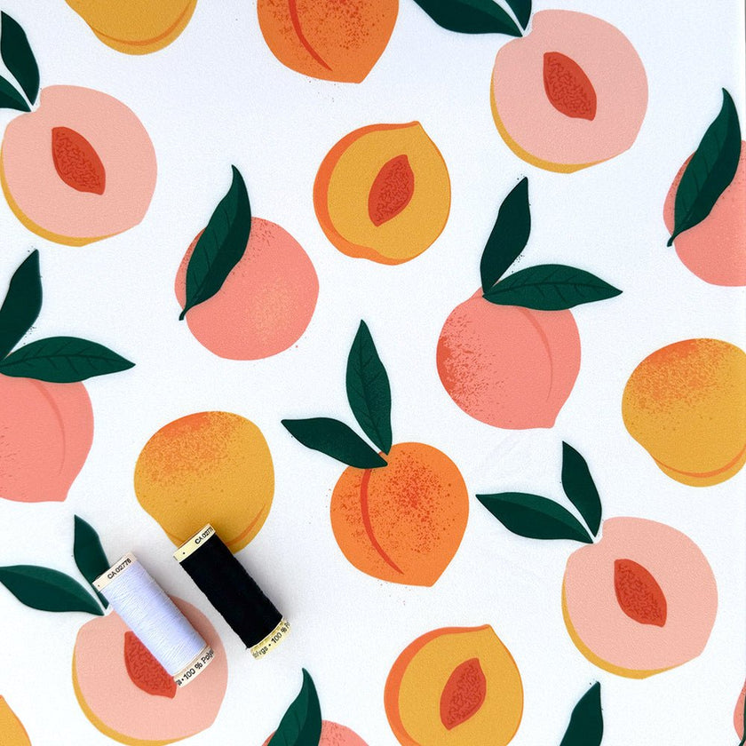 Swim Kit | Life's A Peach + Forest Green - Fabric + Flow Textile Co.
