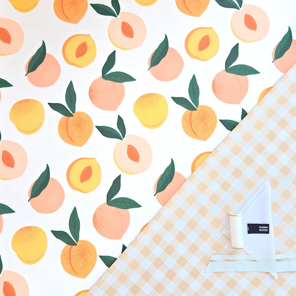 Swim Kit | Life's A Peach + Honey Gingham - Fabric + Flow Textile Co.