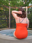 Swim Kit | Lipstick Jungle + Persimmon - Fabric + Flow Textile Co.
