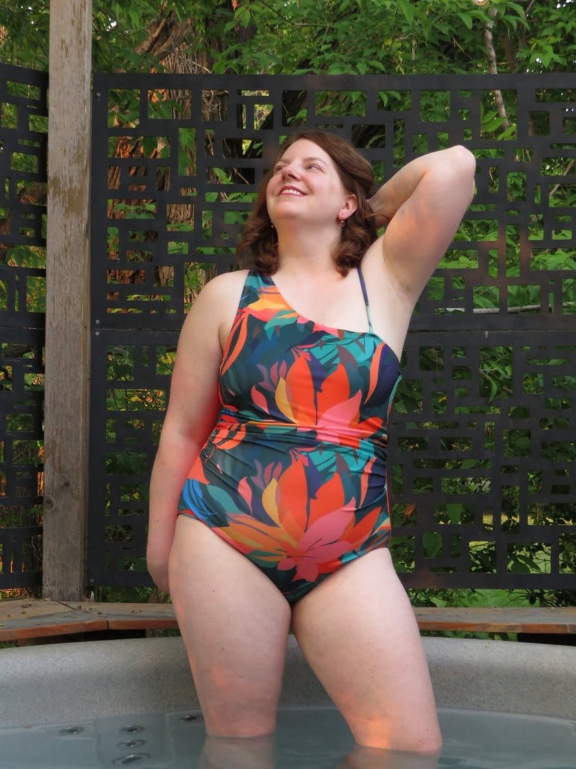 Swim Kit | Lipstick Jungle + Persimmon - Fabric + Flow Textile Co.